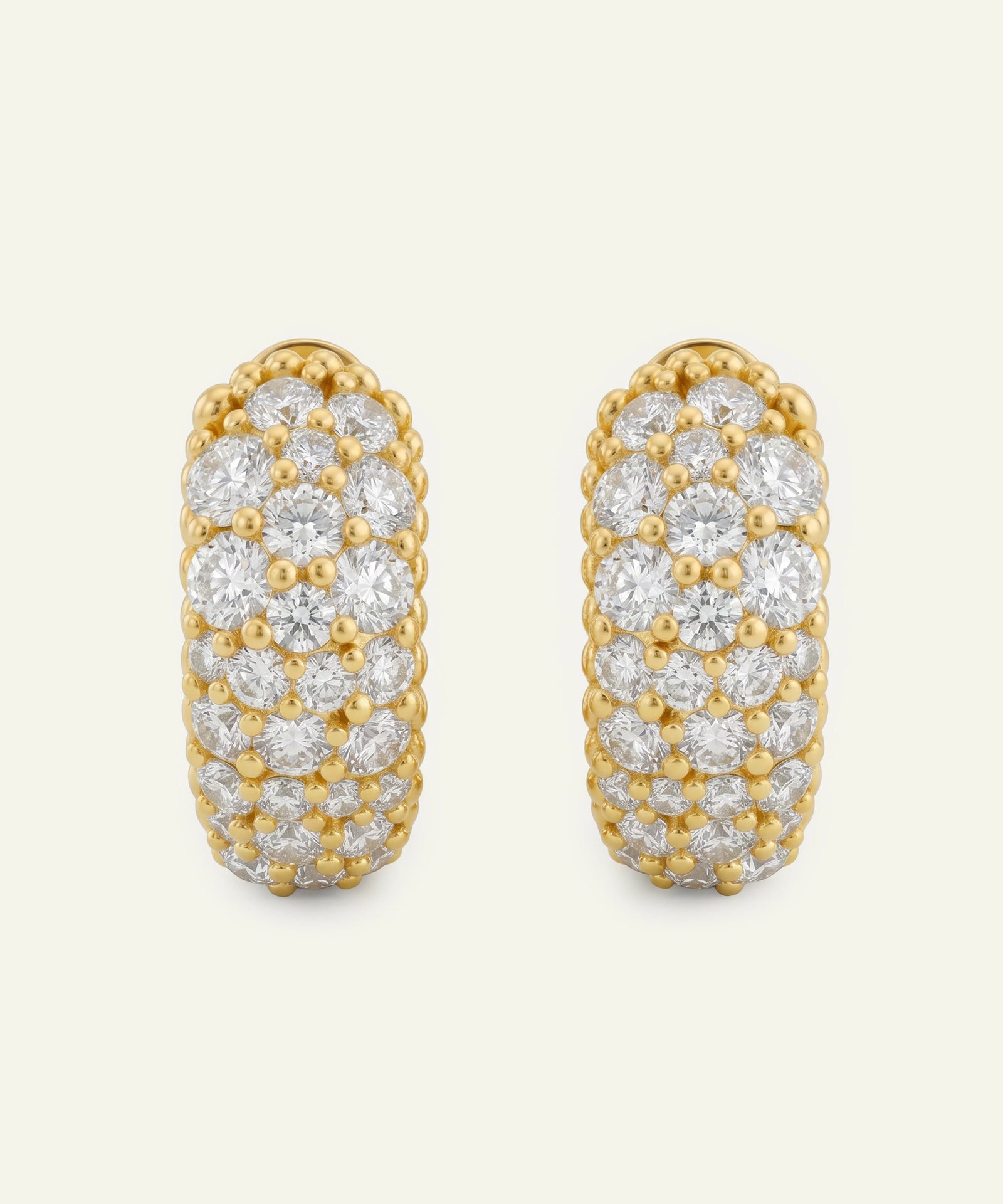 Novello Lab-grown Diamond Huggie Hoops - 1.80 Ct. T.W.