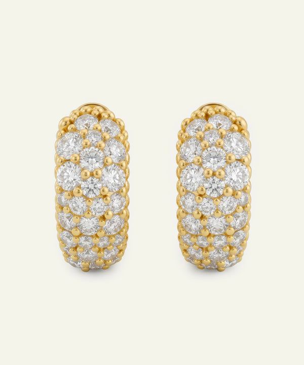 Novello Lab-grown Diamond Huggie Hoops - 1.80 Ct. T.W.