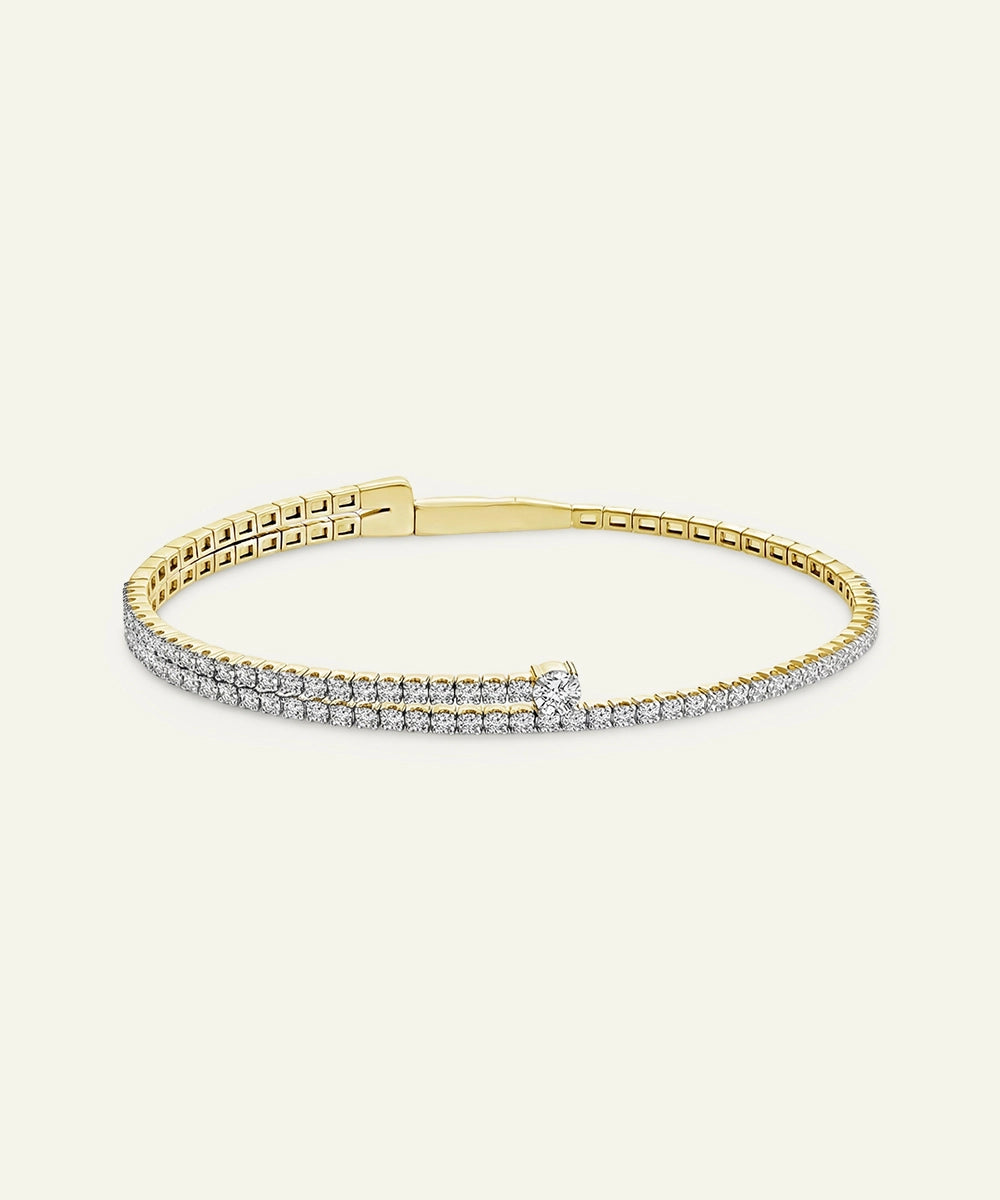 Bella by Ovani® Lab-grown Diamond Tennis Bnagle