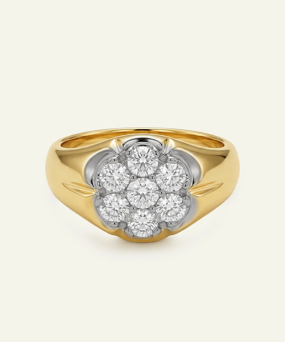 Ultimate ValueÂ® 1 CT men's lab-grown diamond ring - 10K Yellow Gold