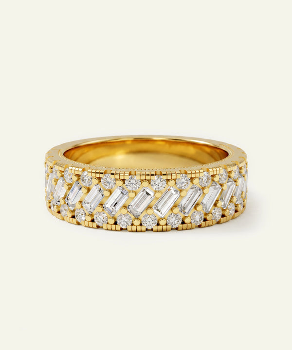 Ovani® Lab-grown Diamond Baguette Band
