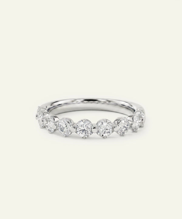 Novello Lab-grown Diamond Round Band - 1 Ct. T.W.