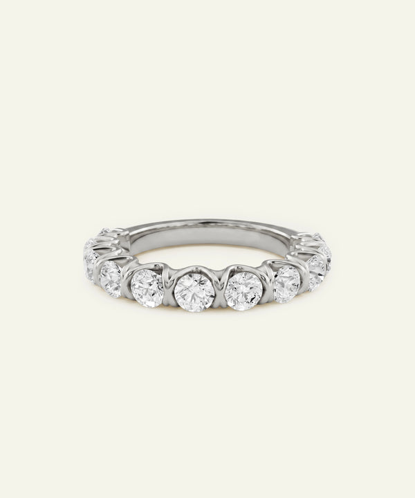 Novello Lab-grown Diamond Round Band - 1.50 Ct. T.W.