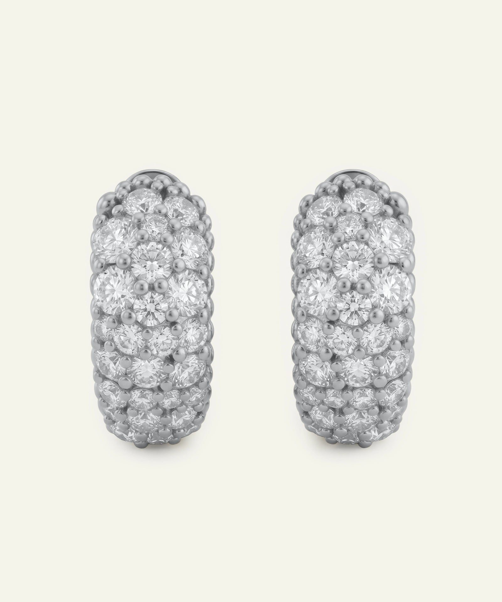 Novello Lab-grown Diamond Huggie Hoops - 1.80 Ct. T.W.