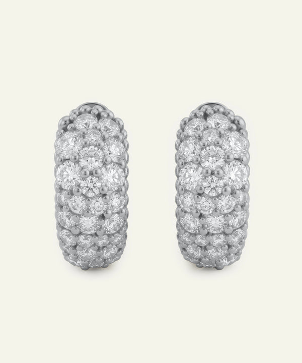 Novello Lab-grown Diamond Huggie Hoops - 1.80 Ct. T.W.