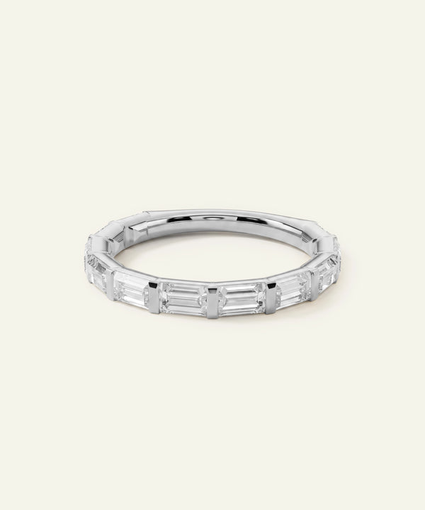 Novello Lab-grown Diamond Baguette Band - 1.25 Ct. T.W.