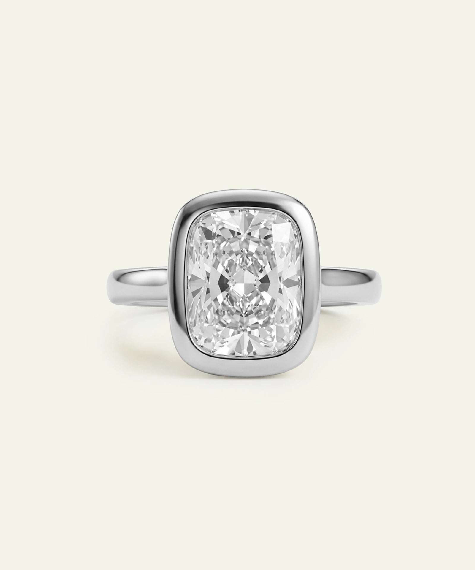 Novello Lab-grown Diamond Elongated Cushion Engagement Ring