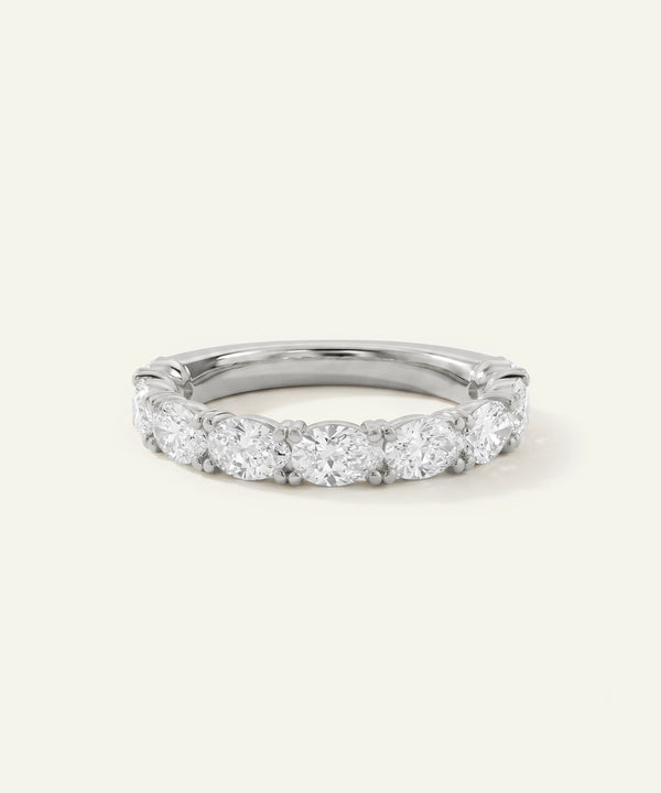 Novello Lab-grown Diamond Oval Band - 2 Ct. T.W.