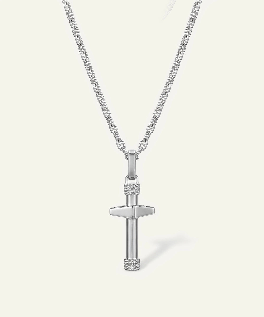 Link N Lock® Cross Pendant Necklace