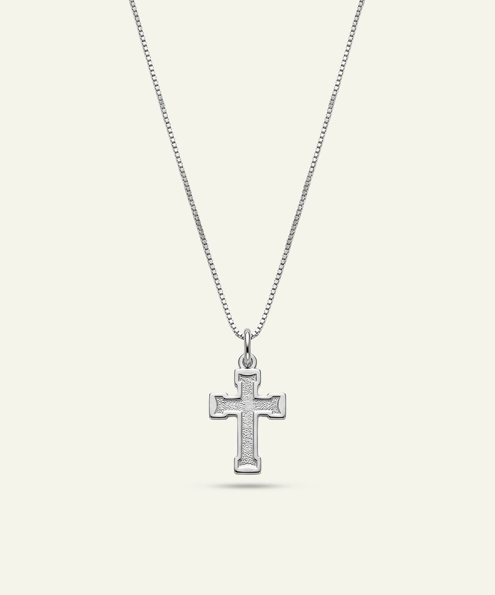 Link N Lock® Silver Cross Pendant
