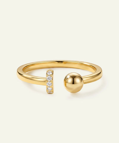 Love SpellÂ® Lab-Grown Diamond Band in Vermeil / Silver