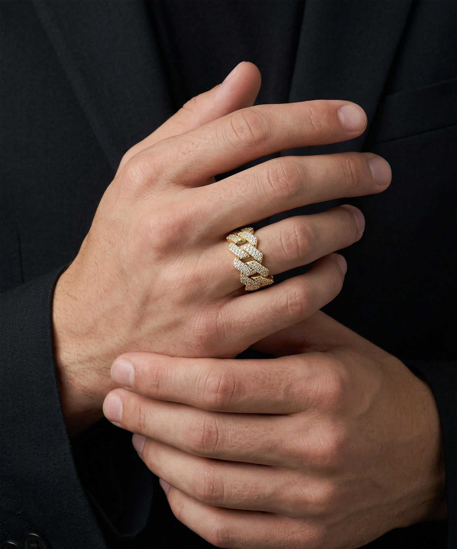 Ultimate Value® Lab-grown Diamond Cuban Men's Ring - 2 Ct.T.W.