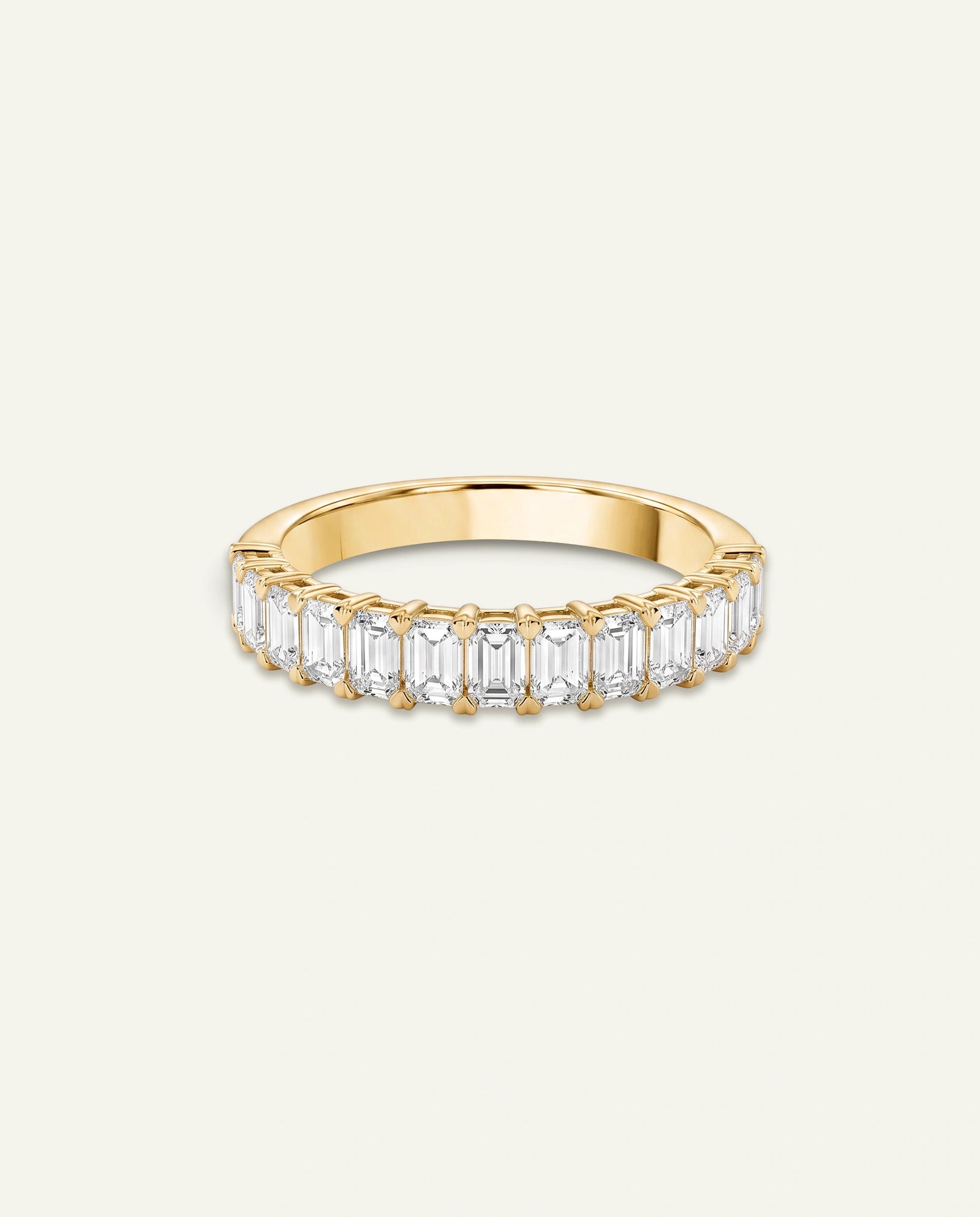 Novello Lab-grown Diamond Emerald Band