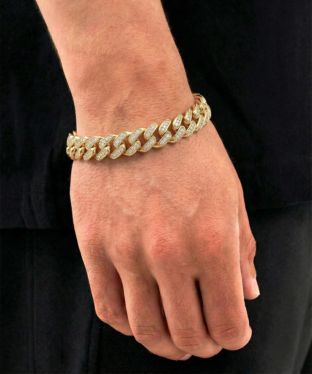 Link N Lock® Lab-grown Diamond Cuban Bracelet