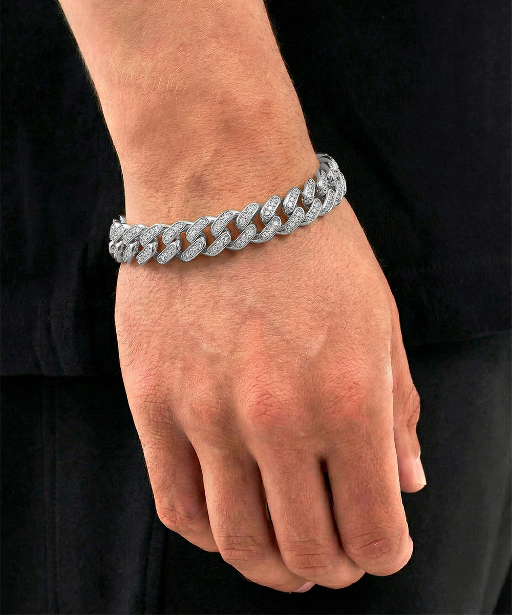 Link N Lock® Lab-grown Diamond Cuban Bracelet