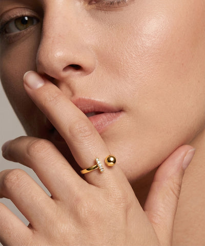 Love SpellÂ® Lab-Grown Diamond Band in Vermeil / Silver alternate view - alternate view