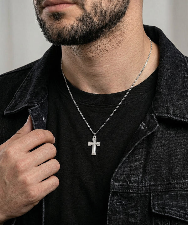 Link N Lock® Silver Cross Pendant