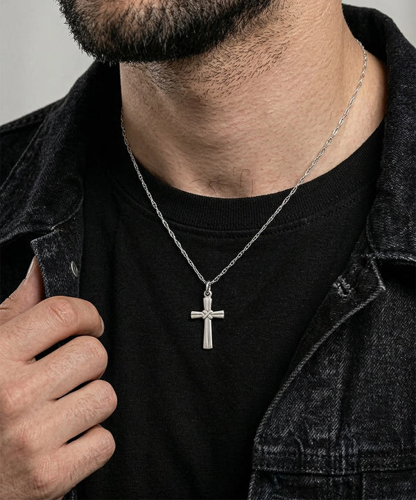 Link N Lock® Silver Cross Pendant