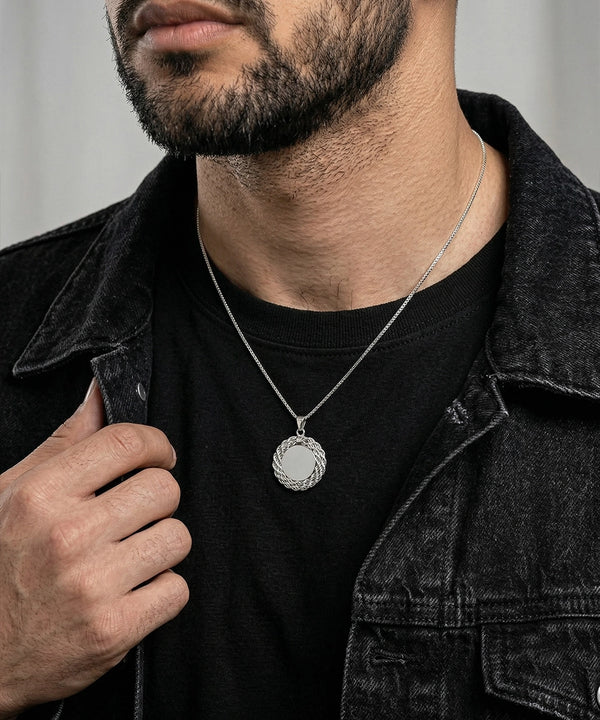 Link N Lock® Round Rope Bazel Pendant