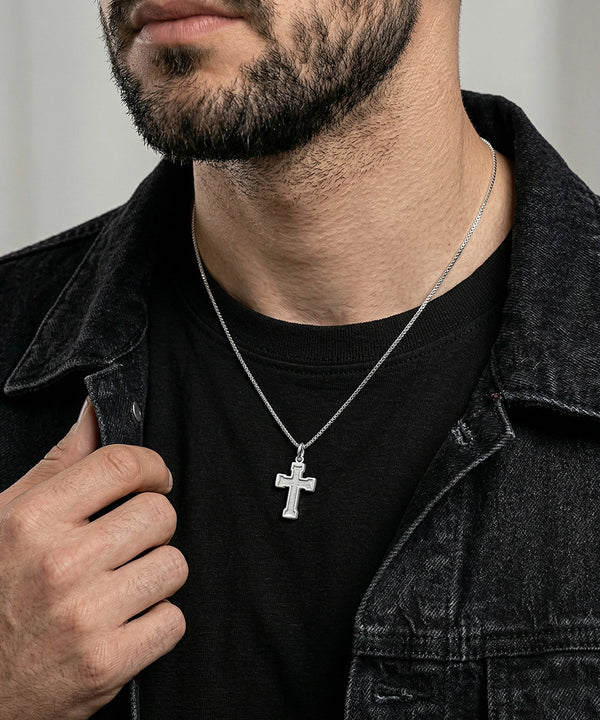 Link N Lock® Silver Cross Pendant