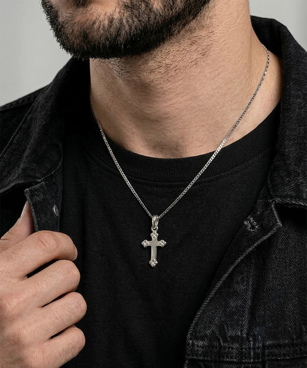 Link N Lock® Silver Cross Pendant
