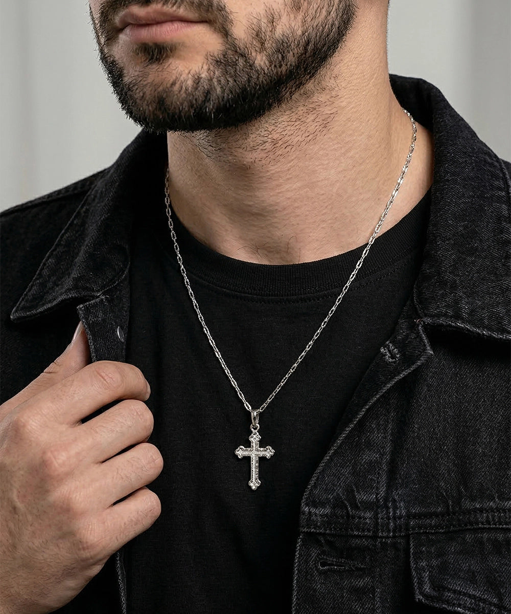 Link N Lock® Silver Cross Pendant