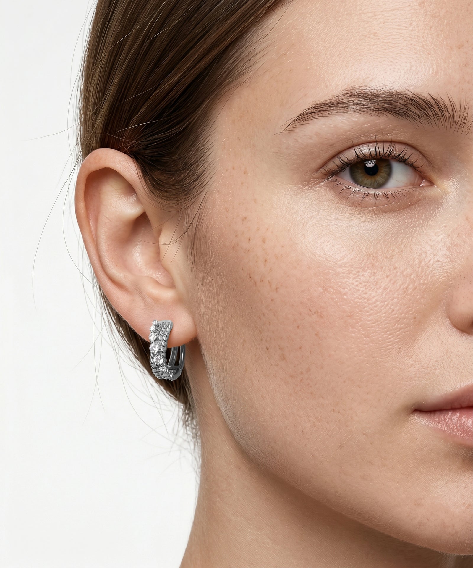 Novello Lab-grown Diamond Hoops - 0.45 Ct. T.W.