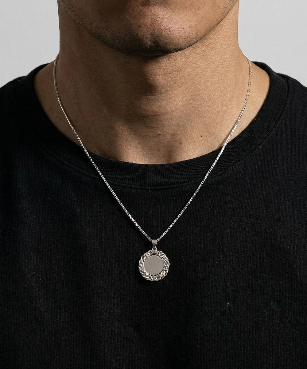 Link N Lock® Round Rope Bazel Pendant