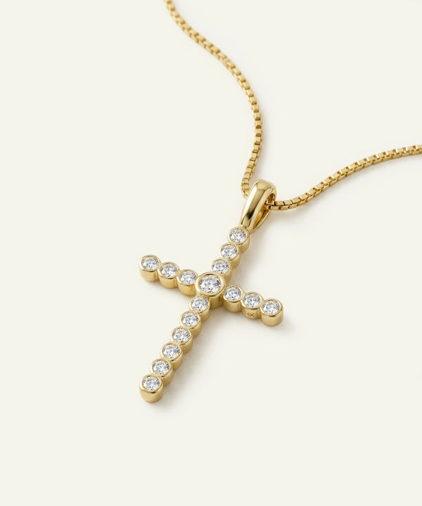 Bella by Ovani® Cross Pendant - 0.50 Ct. T.W.