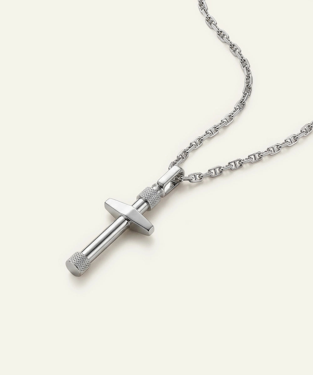 Link N Lock® Cross Pendant Necklace
