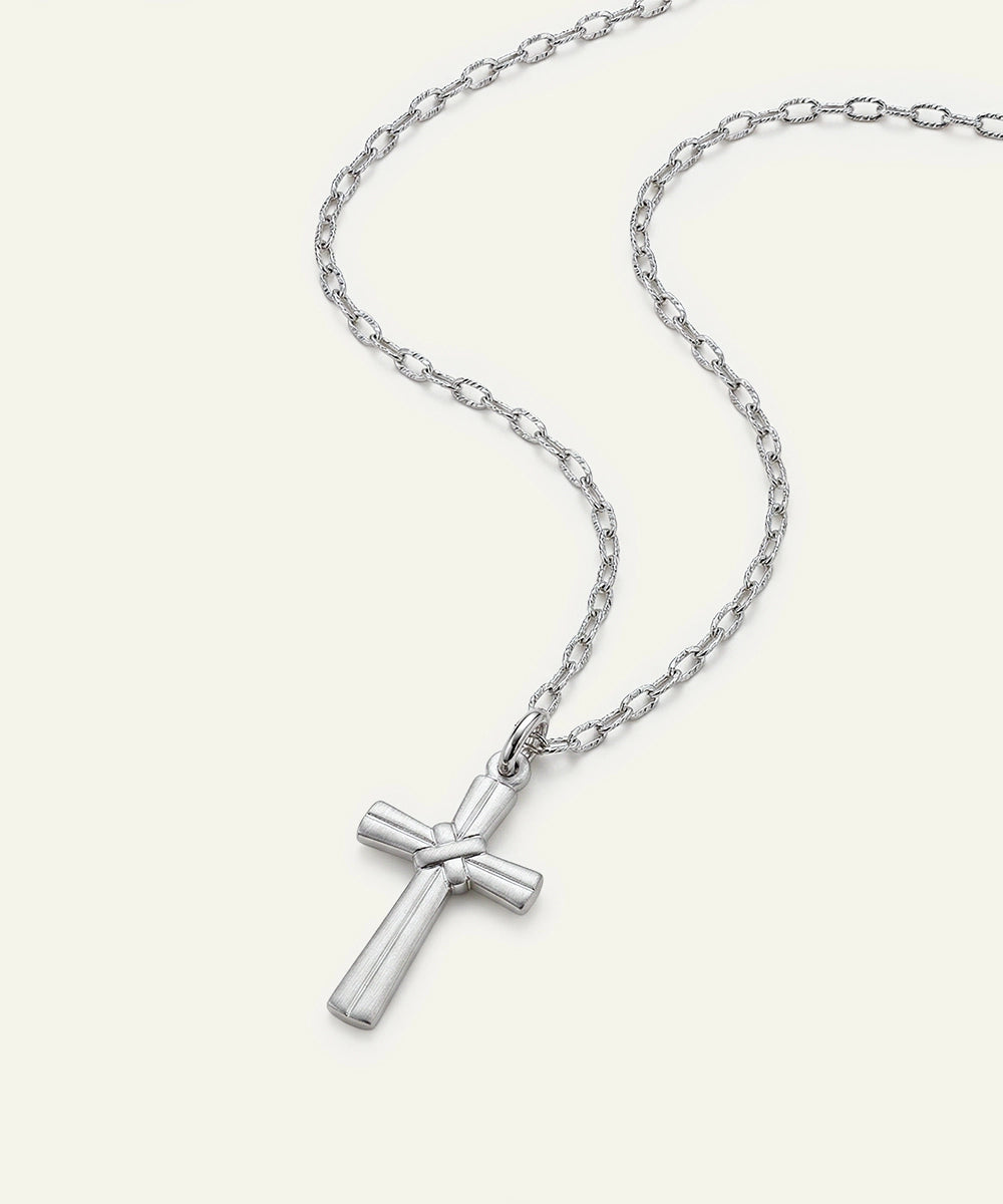 Link N Lock® Silver Cross Pendant