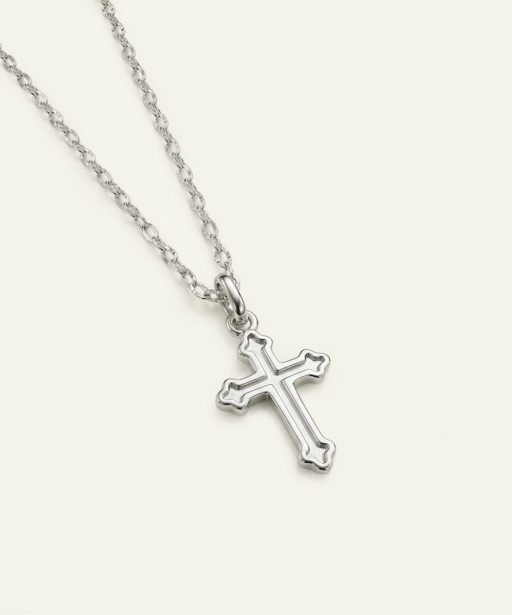 Link N Lock® Silver Cross Pendant