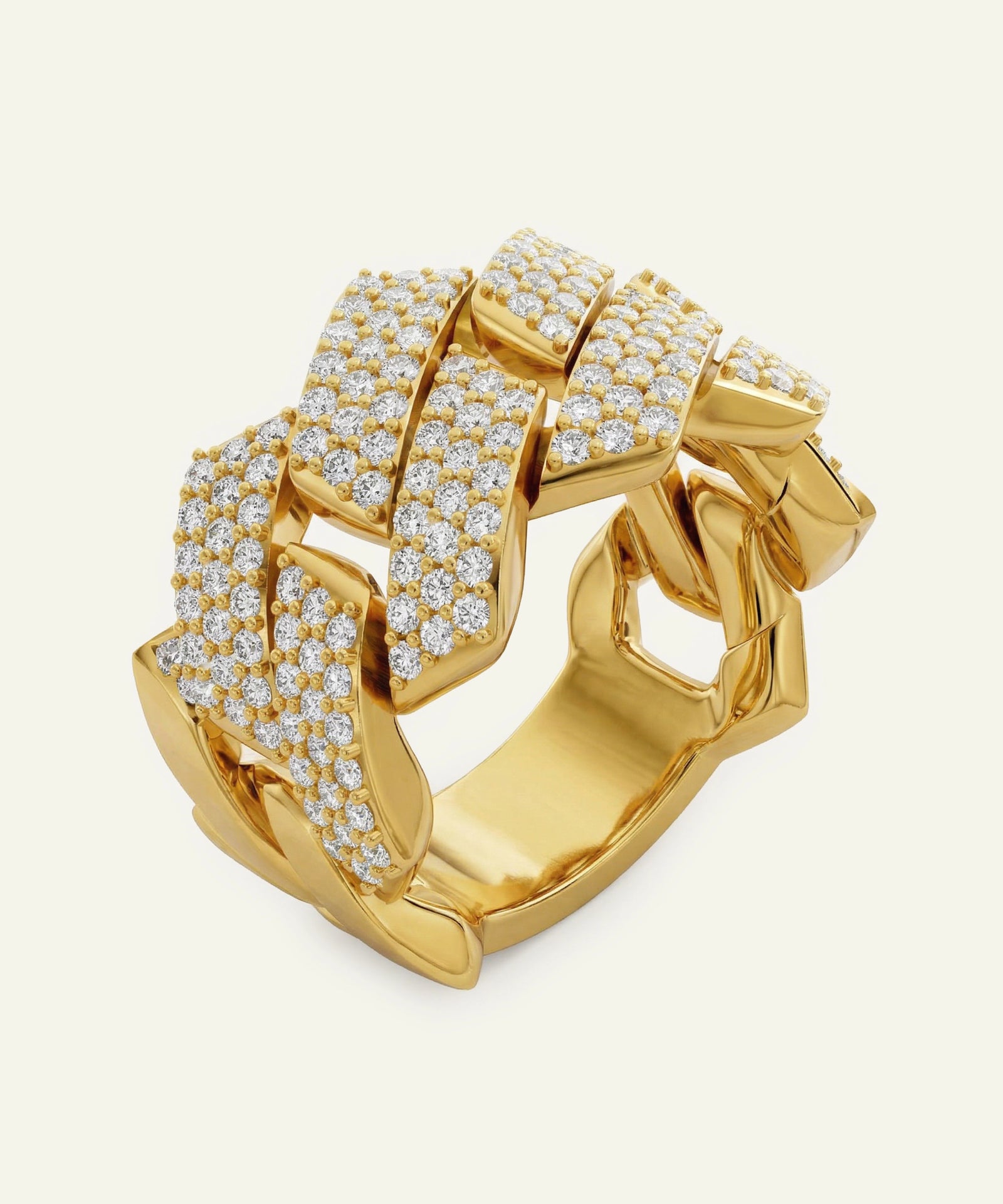 Ultimate Value® Lab-grown Diamond Cuban Men's Ring - 2 Ct.T.W.
