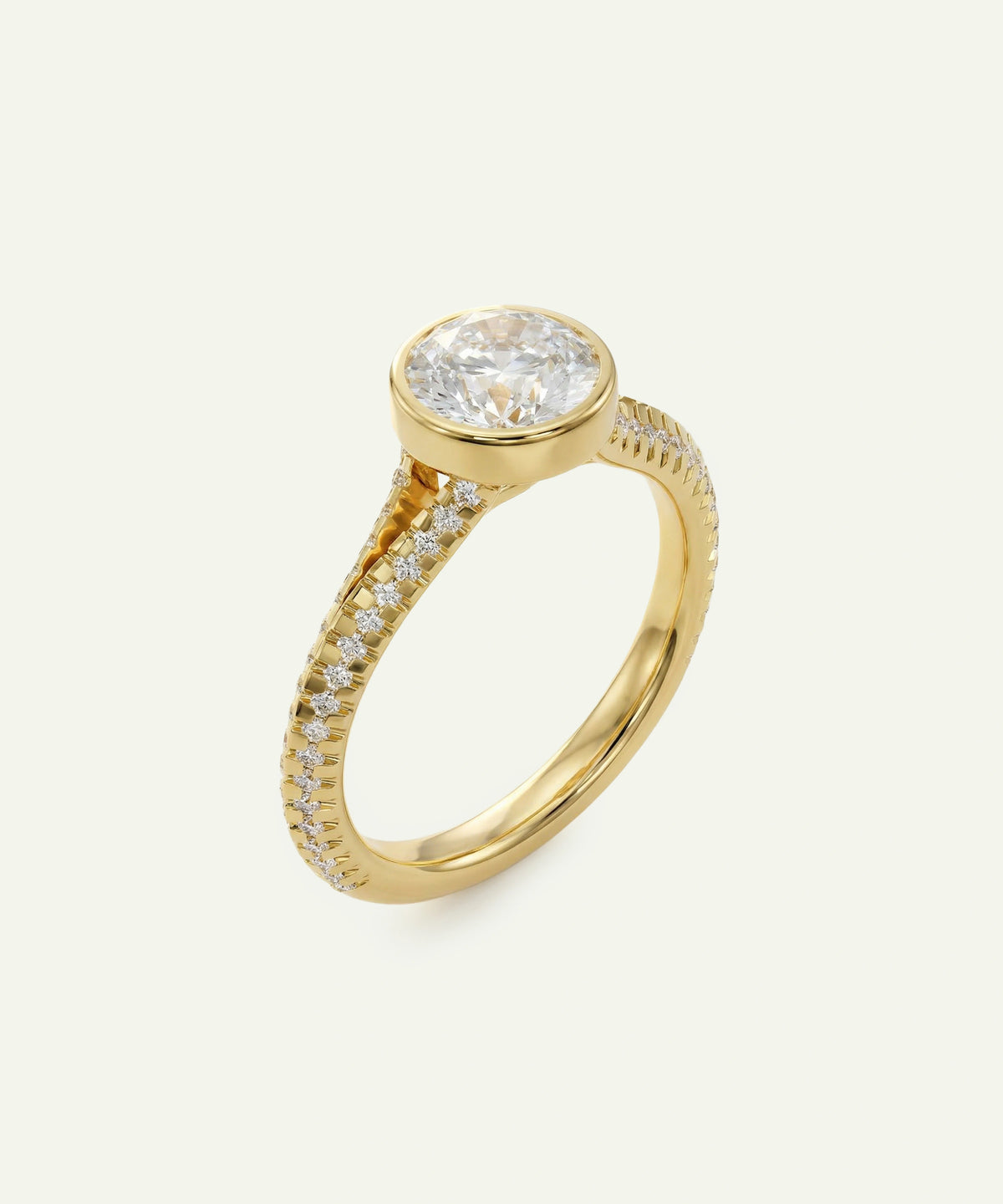 Ovani® round lab-grown diamond engagement ring fine jewelry