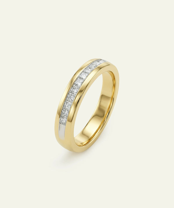 Ovani® Diamond Channel-Set Men's Band - 0.50 Ct. T.W.
