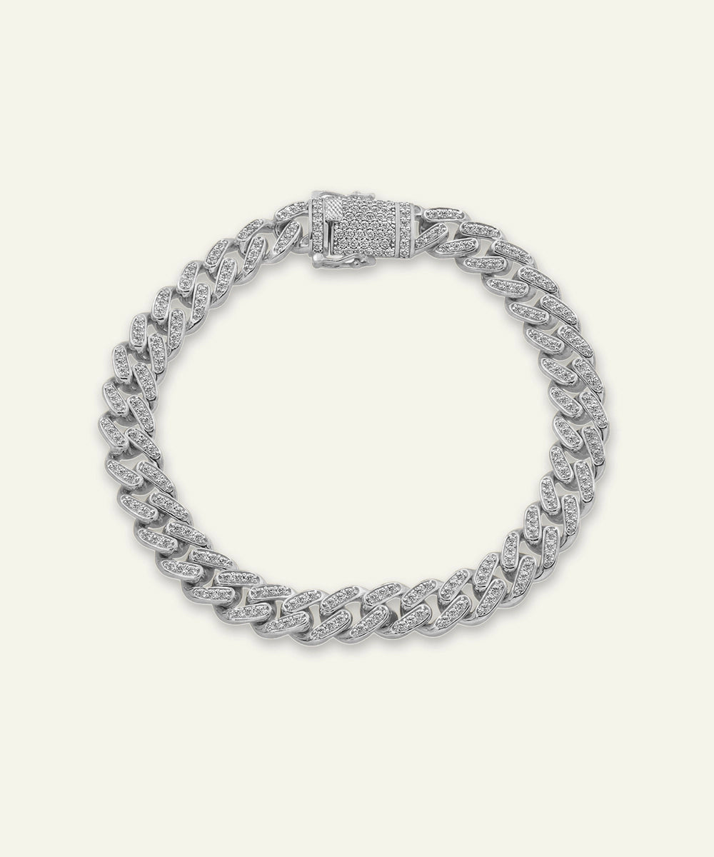 Link N Lock® Lab-grown Diamond Cuban Bracelet